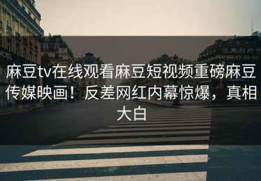 麻豆tv在线观看麻豆短视频重磅麻豆传媒映画！反差网红内幕惊爆，真相大白